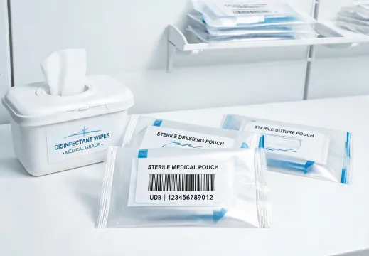 Infection-control packaging workflow